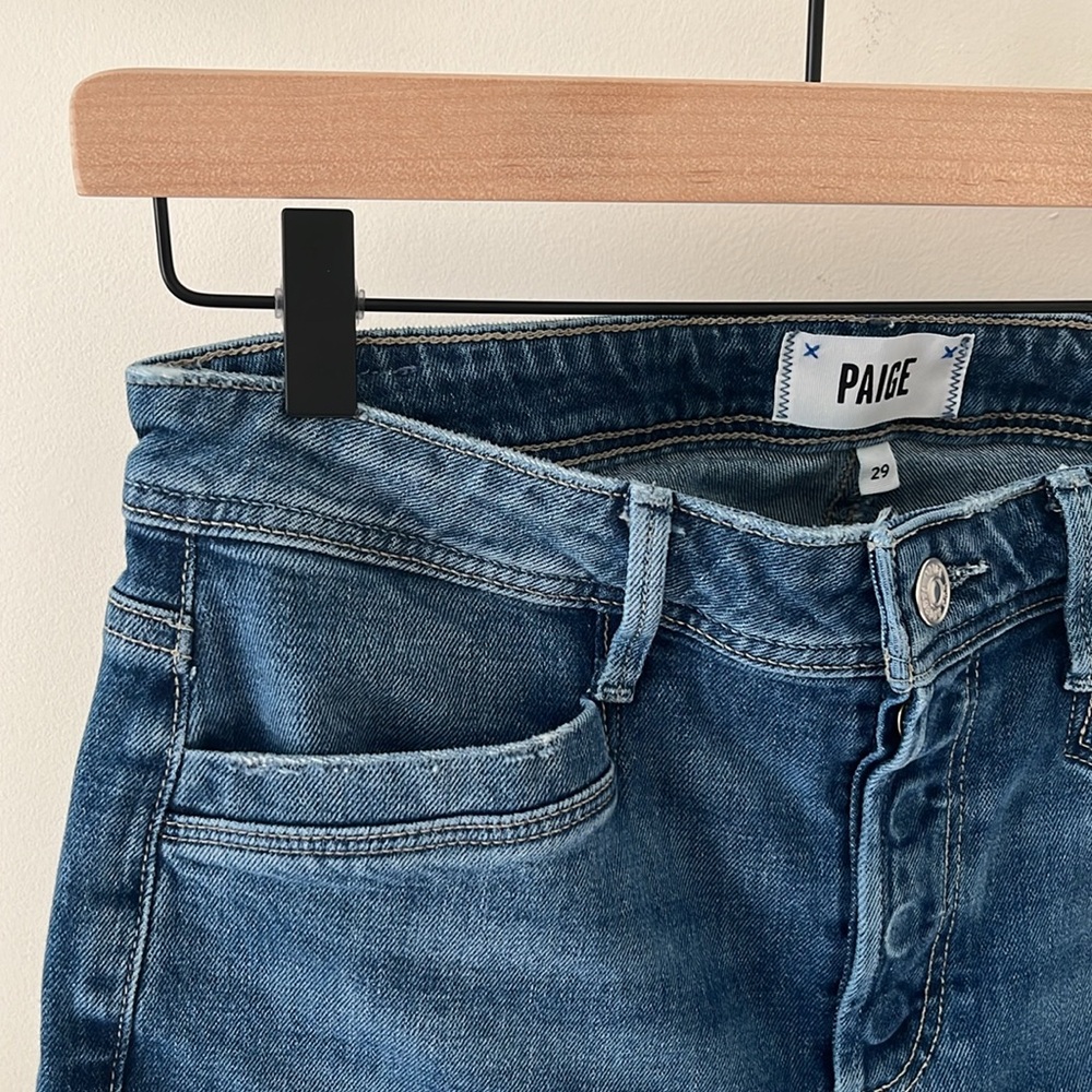 Paige Jeans Sarah Straight Ankle Button Fly Size 29